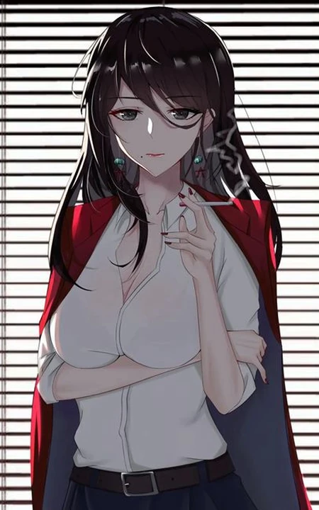 这是什么神仙画风，下巴尖尖的好美！P站画师笔下又飒又美的动漫女生图集