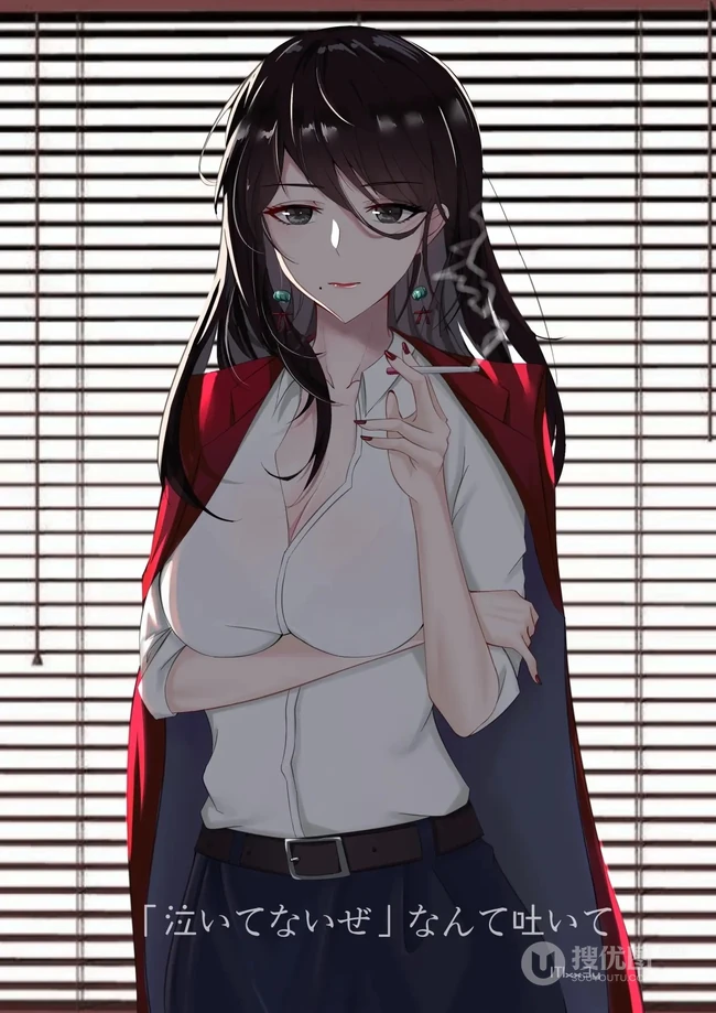 这是什么神仙画风，下巴尖尖的好美！P站画师笔下又飒又美的动漫女生图集