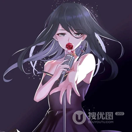 高冷黑直长轻熟风动漫女生头像，一眼就喜欢的好看动漫头像图片