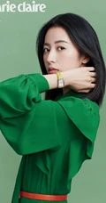 周雨彤多款时尚长裙优美杂志写真图集
