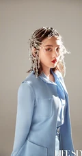 宋祖儿雀斑妆造型酷美个性杂志写真图片