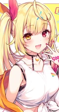 眼睛大大的，实在太可爱了，超萌二次动漫少女少女插画美图图集