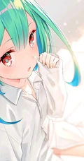 眼睛大大的，实在太可爱了，超萌二次动漫少女少女插画美图图集