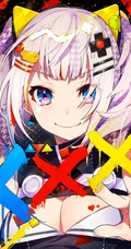 眼睛大大的，实在太可爱了，超萌二次动漫少女少女插画美图图集