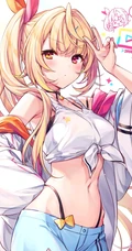 眼睛大大的，实在太可爱了，超萌二次动漫少女少女插画美图图集