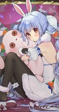 眼睛大大的，实在太可爱了，超萌二次动漫少女少女插画美图图集