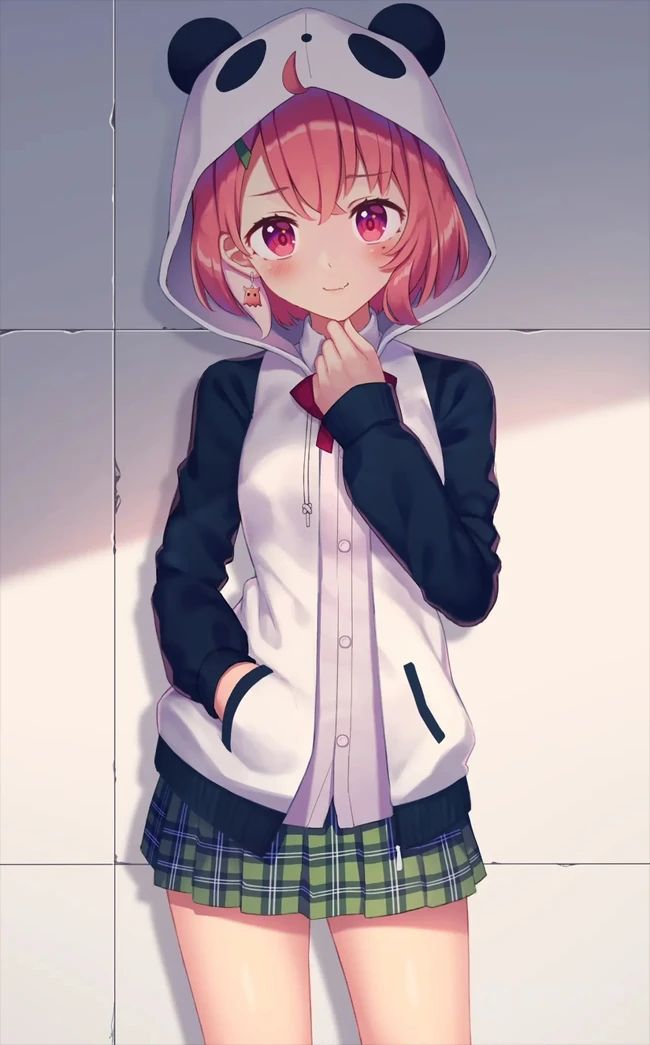 眼睛大大的，实在太可爱了，超萌二次动漫少女少女插画美图图集