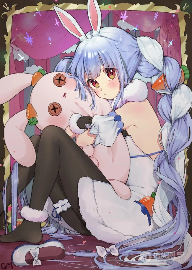 眼睛大大的，实在太可爱了，超萌二次动漫少女少女插画美图图集