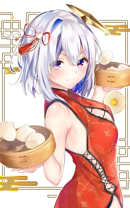来屉小笼包吗？二次元可爱动漫少女精美插画图片集