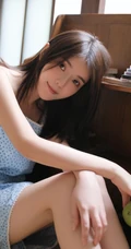 高颜值文艺少女的闺房写真日记，两套服饰诠释清新女生的纯美气质