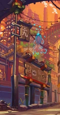 好多漂亮的小金鱼，二次元动漫少女和金鱼唯美插画动漫图集