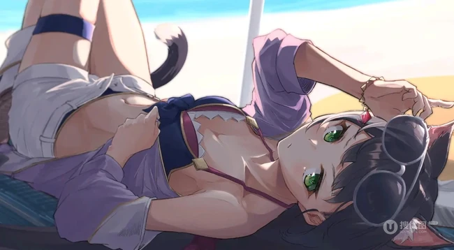 喵呜！喵少女图片居多，二次元动漫喵少女好看插画图片图集