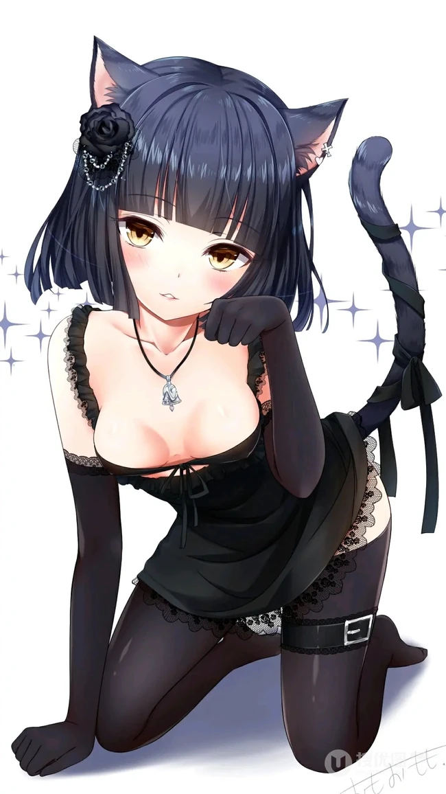 喵呜！喵少女图片居多，二次元动漫喵少女好看插画图片图集