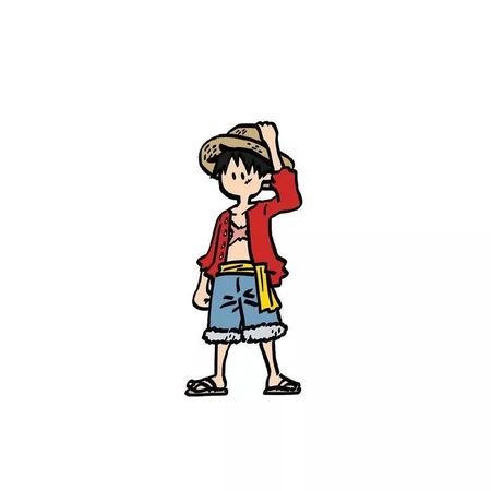 海贼王人物头像，2020年必备的可爱，简单，干净纯手绘海贼王头像图片