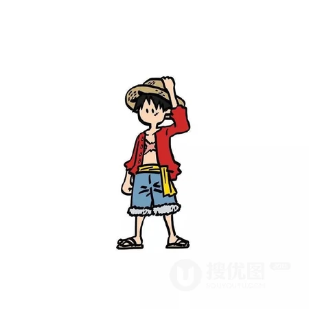 海贼王人物头像，2020年必备的可爱，简单，干净纯手绘海贼王头像图片
