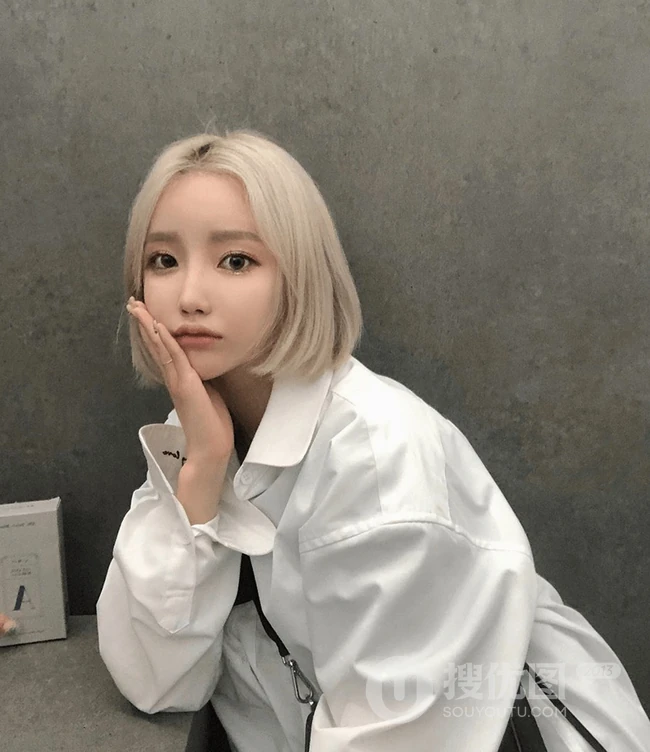 短发图片女2020最新款，不看发色，看起来可爱乖巧的&ldquo;乖乖女&rdquo;短发发型图片 第19张