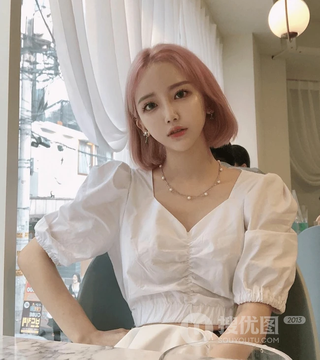 短发图片女2020最新款，不看发色，看起来可爱乖巧的&ldquo;乖乖女&rdquo;短发发型图片 第18张
