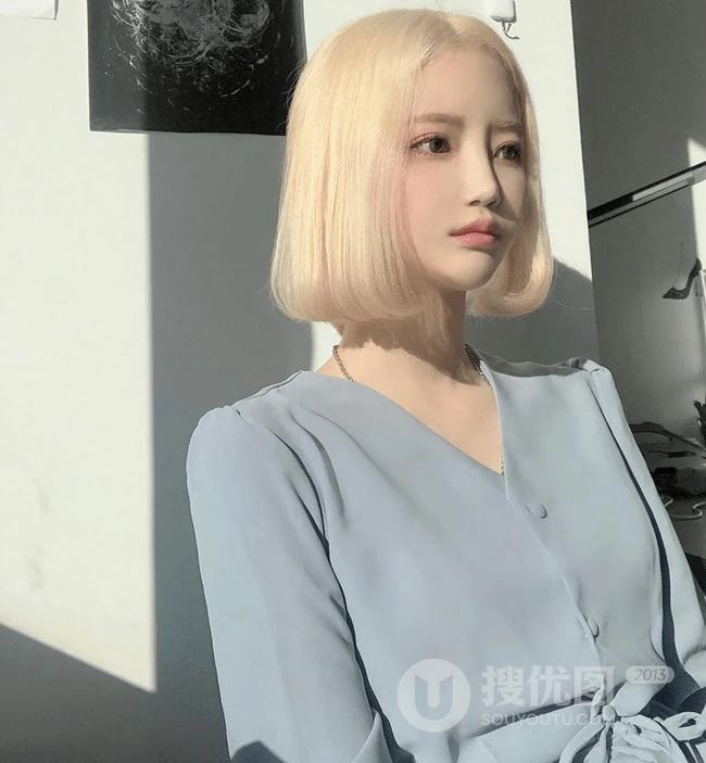 短发图片女2020最新款，不看发色，看起来可爱乖巧的&ldquo;乖乖女&rdquo;短发发型图片 第16张