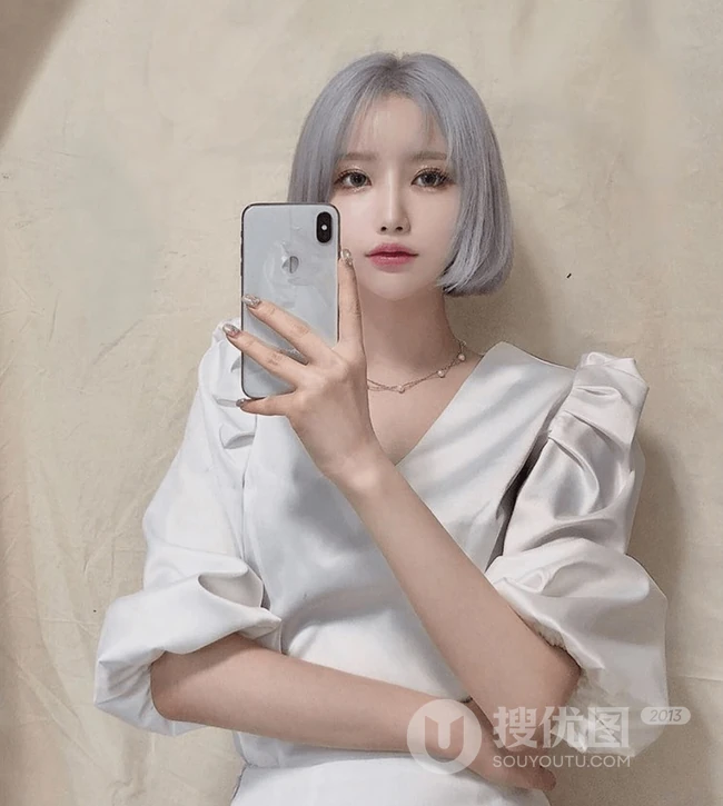 短发图片女2020最新款，不看发色，看起来可爱乖巧的&ldquo;乖乖女&rdquo;短发发型图片 第20张