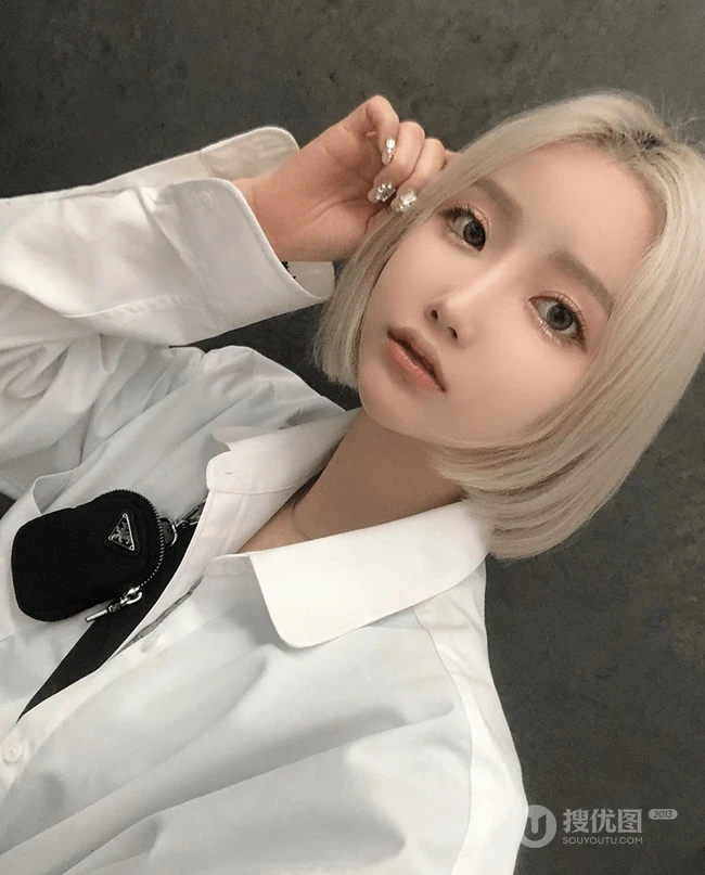 短发图片女2020最新款，不看发色，看起来可爱乖巧的&ldquo;乖乖女&rdquo;短发发型图片 第7张