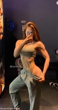 爱健身，喜欢运动的气质精选运动女生Nana紧身衣系列生活照片图集