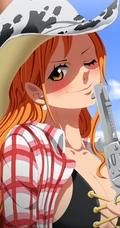 性感可爱的海贼王女角色&ldquo;娜美&rdquo;个性手机壁纸合集