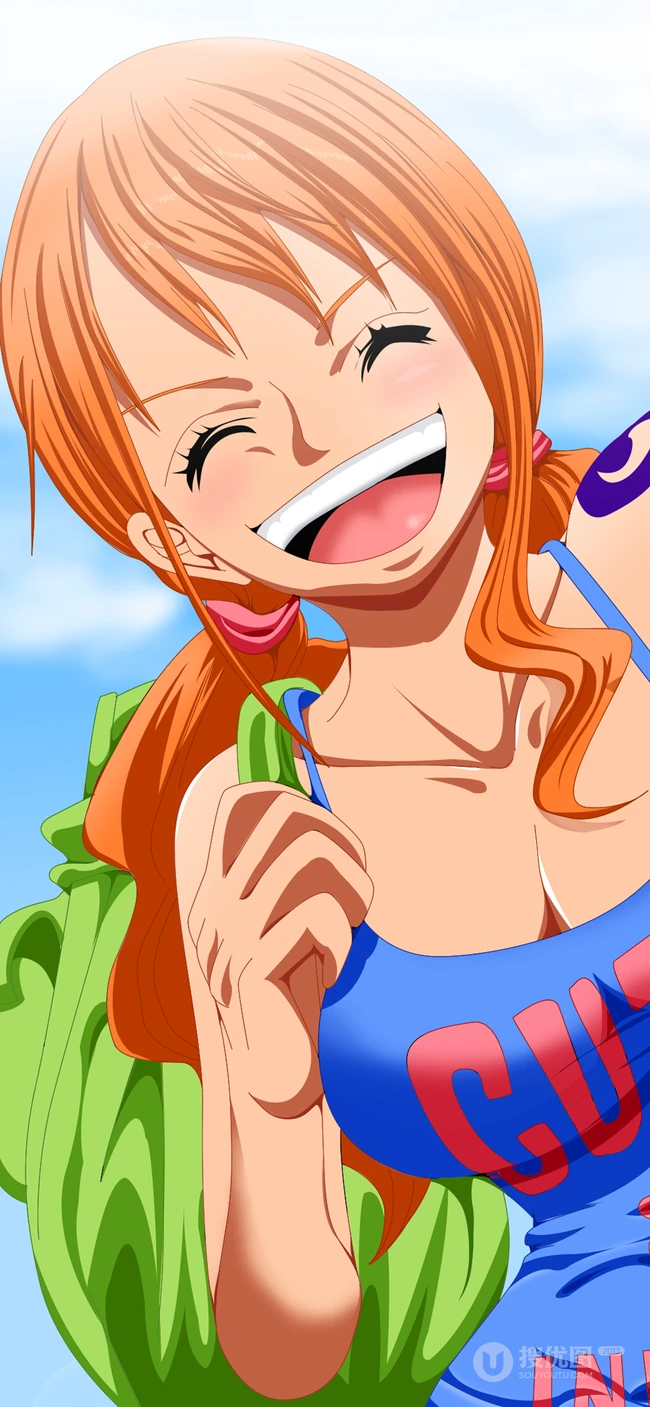 性感可爱的海贼王女角色&ldquo;娜美&rdquo;个性手机壁纸合集