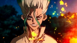 动漫&ldquo;石纪元（Dr.STONE）&rdquo;角色插画壁纸，发型好别致啊