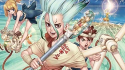 动漫&ldquo;石纪元（Dr.STONE）&rdquo;角色插画壁纸，发型好别致啊