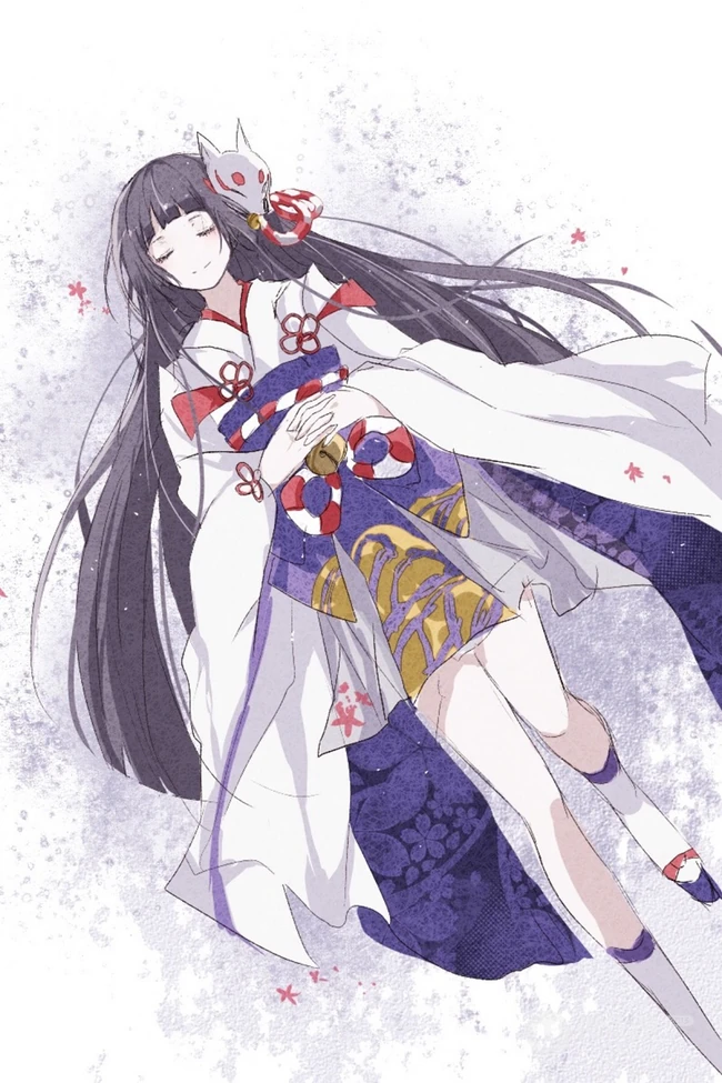 阴阳师精美动漫女生人物美图，精选阴阳师唯美插画图片