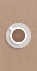 纯色简洁背景的卡通美食手机壁纸