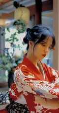 和服少女高煜霏日式木屋写真美照