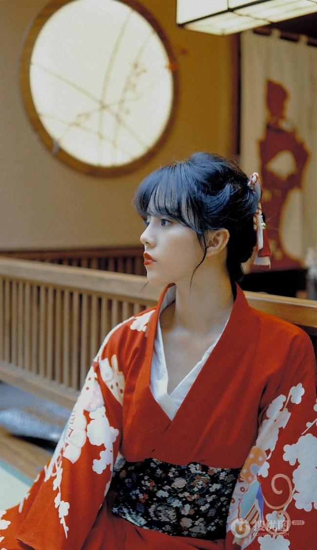 和服少女高煜霏日式木屋写真美照