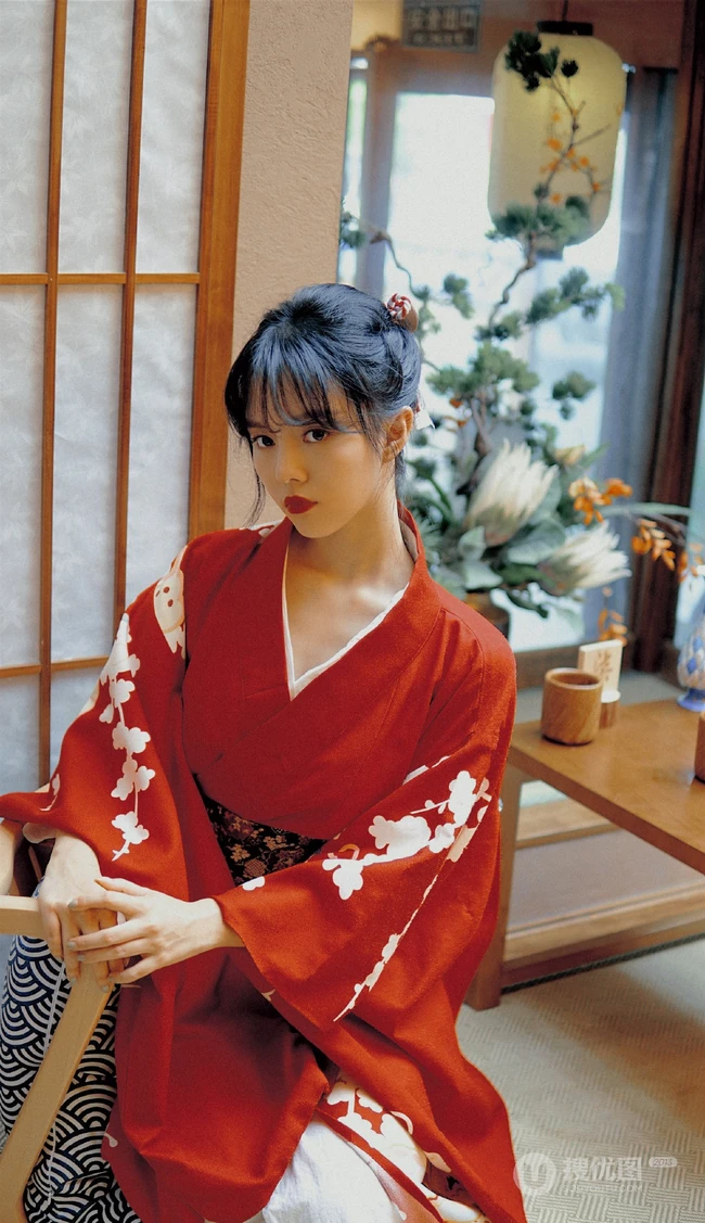 和服少女高煜霏日式木屋写真美照