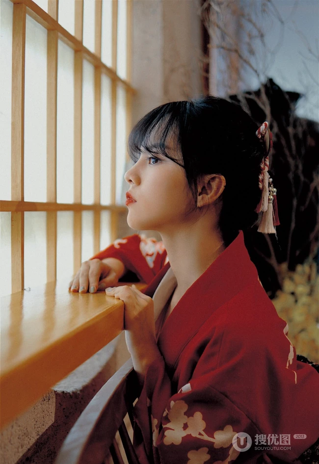 和服少女高煜霏日式木屋写真美照