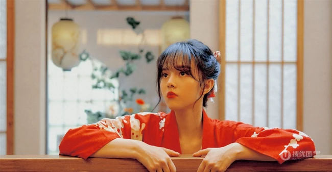 和服少女高煜霏日式木屋写真美照