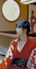 和服少女高煜霏日式木屋写真美照