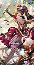 爱丽丝梦游仙境可爱少女人物萌图，好看的二次女生梦游仙境插画图集