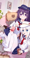 可爱Q萌的白袜水手服二次动漫少女精美图集欣赏
