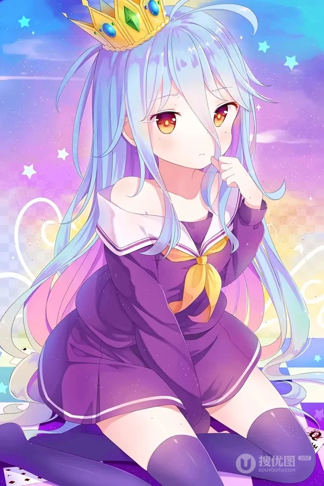 超可爱，一点都不涩！眼睛大大的Q萌可爱动漫少女精美图片集
