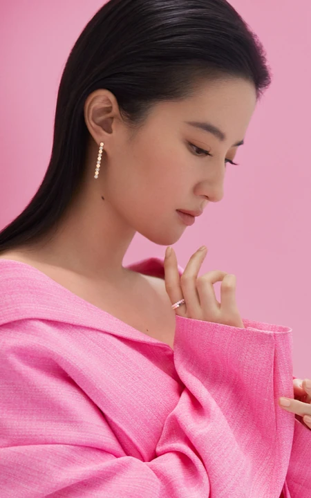 刘亦菲尚美巴黎CHAUMET，爱巢系列Vogue杂志四月刊拍摄花絮