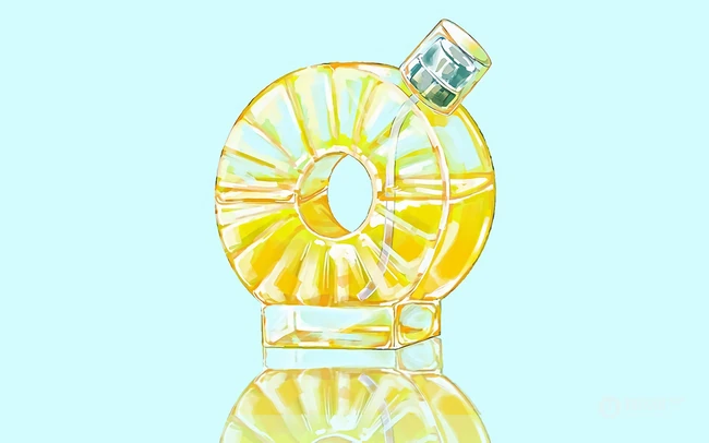 创意十足的清凉夏日解暑美图，超有创意的清新静物手绘瓶子，液体插画图片