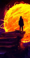 创意二次元插画美图，奇幻，梦幻相结合的创意艺术风手绘插画大图