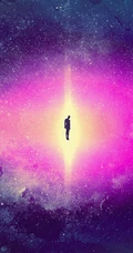 创意二次元插画美图，奇幻，梦幻相结合的创意艺术风手绘插画大图