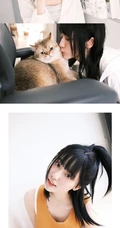 江苏女演员成果元气可爱多套居家休闲装扮写真照片