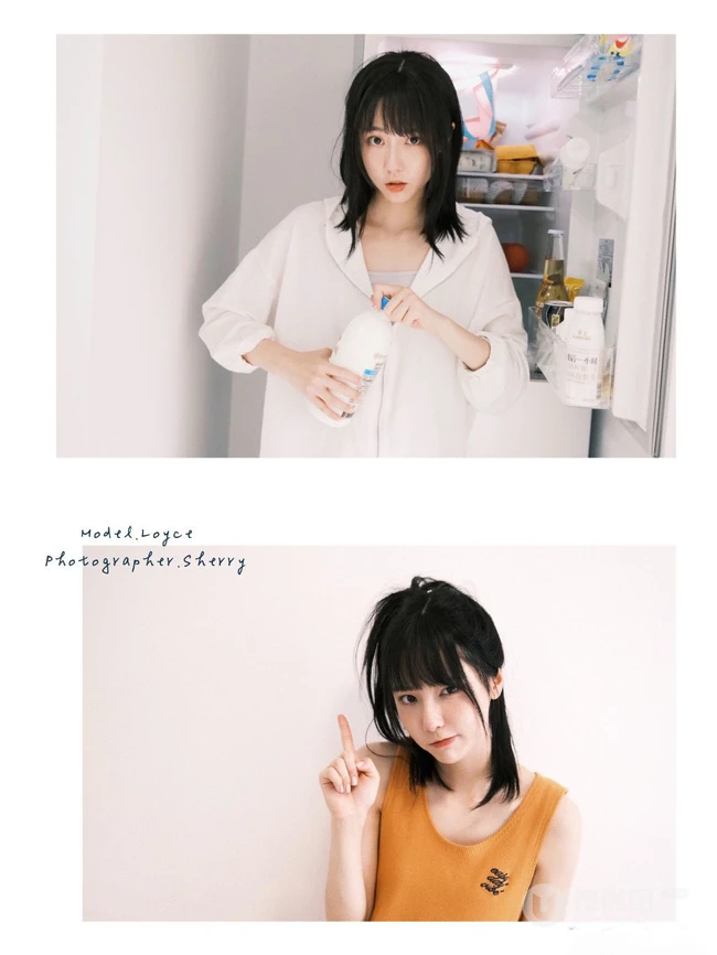 江苏女演员成果元气可爱多套居家休闲装扮写真照片