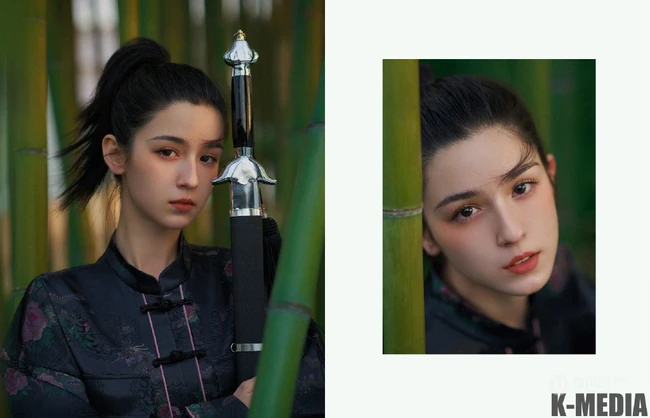 哈妮克孜七月盛夏宛如画中人唯美古侠风写真，尽显东方女子气息