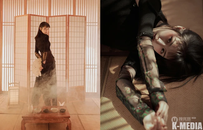 哈妮克孜七月盛夏宛如画中人唯美古侠风写真，尽显东方女子气息