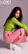 虞书欣精彩OK杂志写真，不同服饰展现多样青春少女时尚魅力