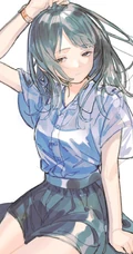 简单，简洁，线条感分明的超好看纯手绘夏日风动漫人物少女插画图集
